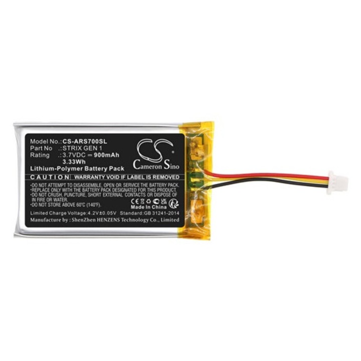 Cameron sino li-polymer akkumulátor, 3, 7v, 900mAh, kompatibilis asus ft603048p -vel