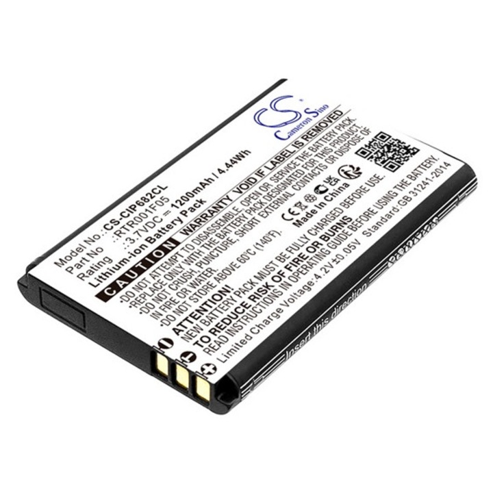 Cameron sino li-ion akkumulátor, 3, 7v, 1200mAh, kompatibilis cisco rtr001f05 -vel