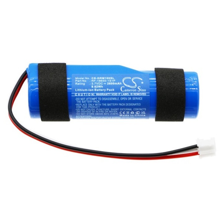 Cameron sino li-ion akkumulátor, 3, 7v, 2600mAh, kompatibilis groove onn rf-18650-1s1p kék-vel