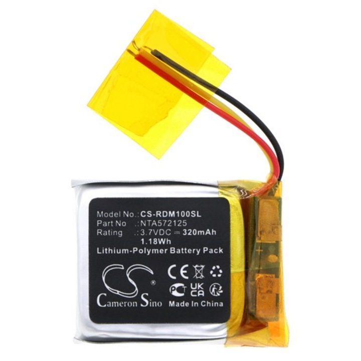 Cameron sino li-polymer akkumulátor, 3, 7v, 320mAh, kompatibilis rode nta572125 -vel