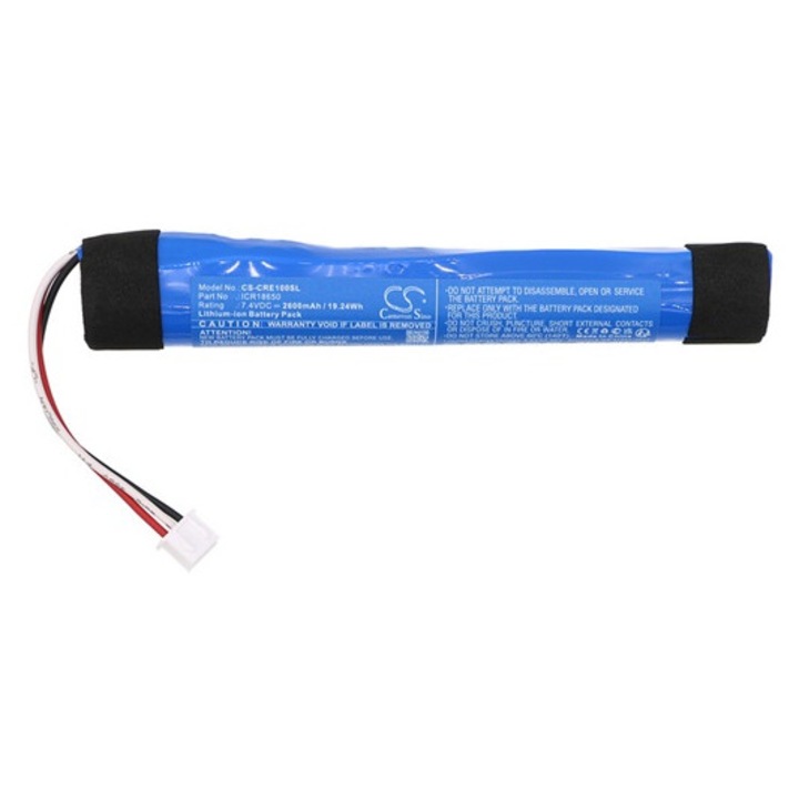 Cameron sino li-ion akkumulátor, 7, 4v, 2600mAh, kompatibilis cleer icr18650 kék-vel