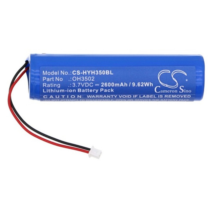Cameron sino li-ion akkumulátor, 3, 7v, 2600mAh, kompatibilis honeywell oh3502 kék-vel
