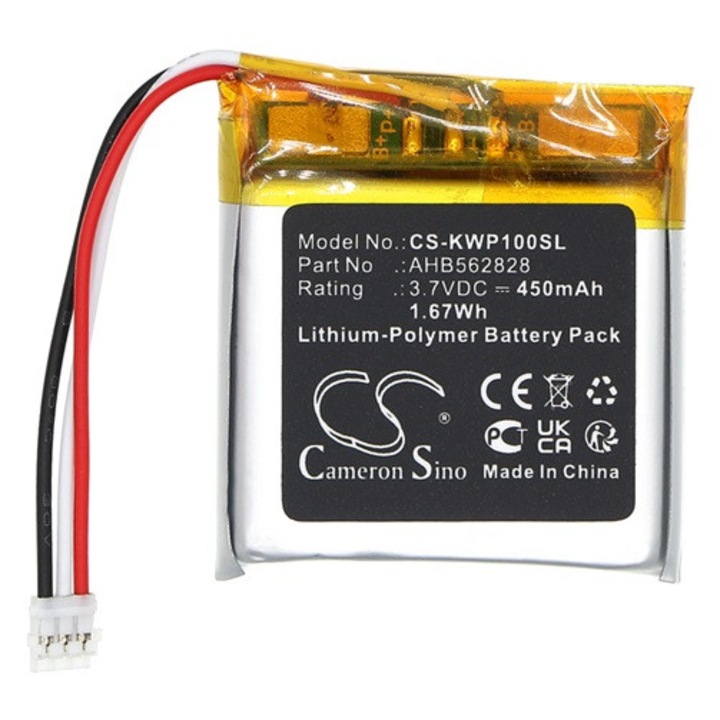 Cameron sino li-polymer akkumulátor, 3, 7v, 450mAh, kompatibilis kidz ahb562828 -vel