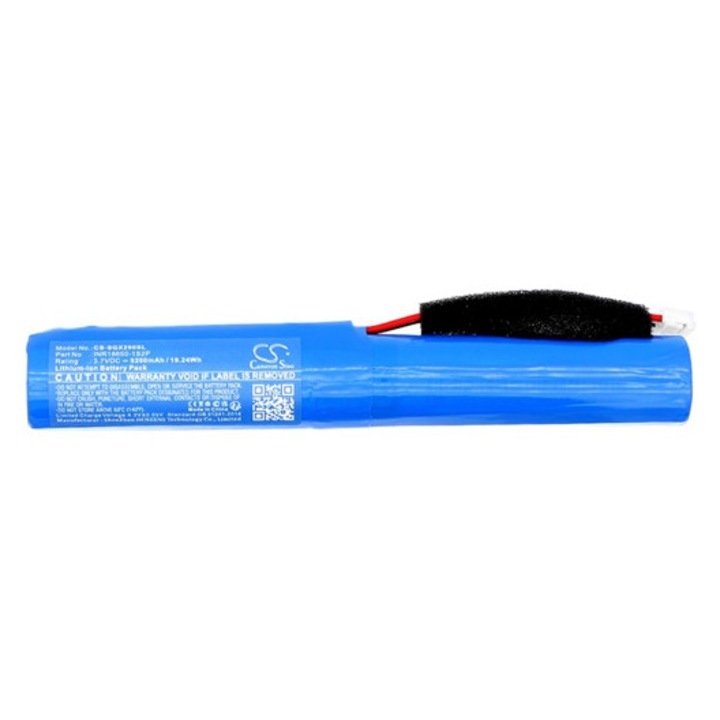 Cameron sino li-ion akkumulátor, 3, 7v, 5200mAh, kompatibilis sharp inr18650-1s2p kék-vel