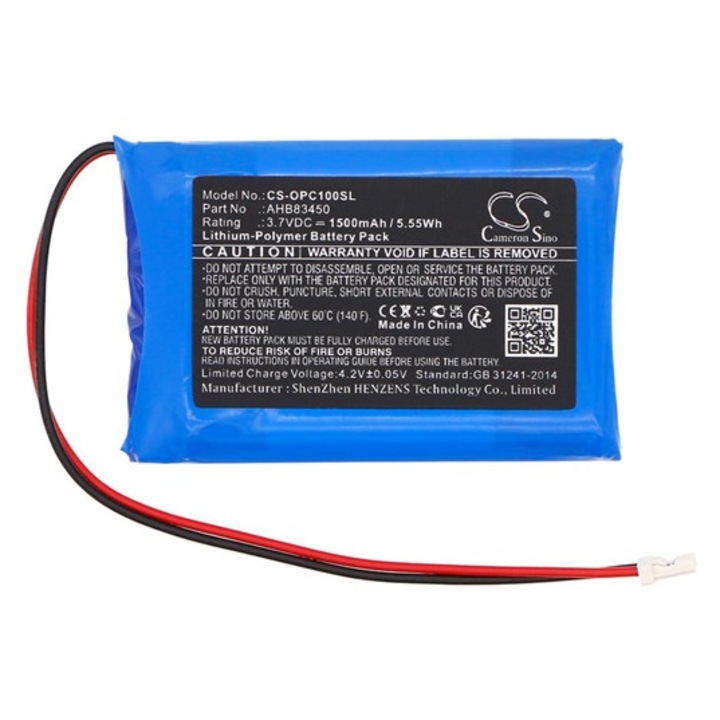 Cameron sino li-polymer akkumulátor, 3.7v, 1500mAh, kompatibilis opus ahb83450 -vel