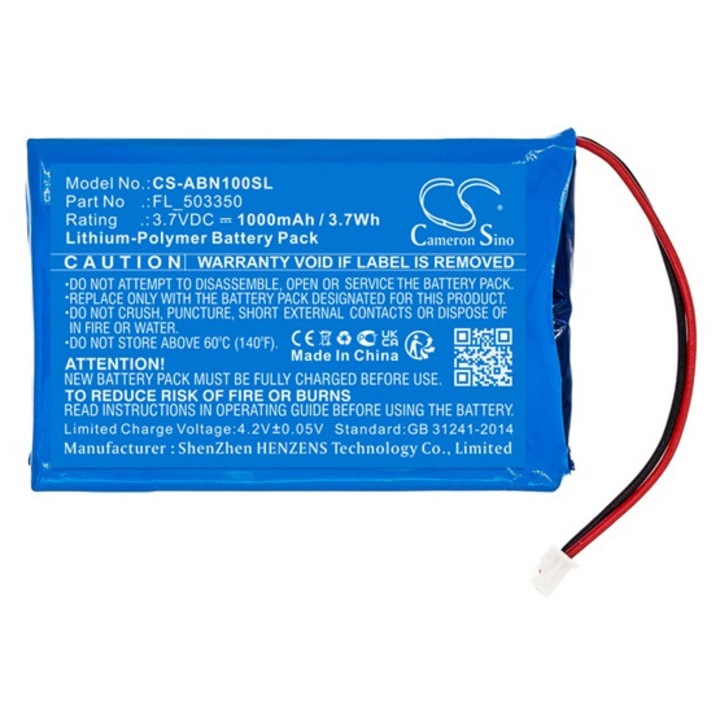 Cameron sino li-polymer akkumulátor, 3.7v, 1000mAh, kompatibilis anbernic fl_503350 -vel