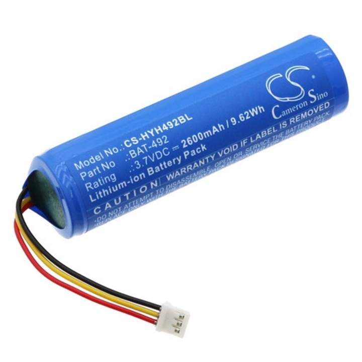 Cameron sino li-ion akkumulátor, 3.7v, 2600mAh, kompatibilis honeywell 3008-4418-001 kék-vel
