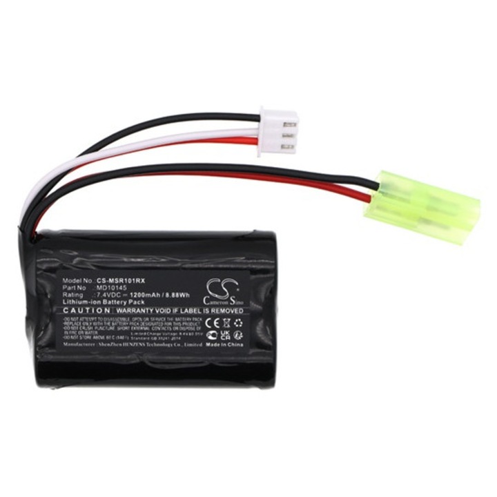 Cameron sino li-ion akkumulátor, 7.4v, 1200mAh, kompatibilis modster md10145 -vel