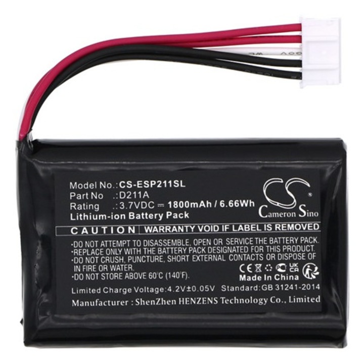 Cameron sino li-ion akkumulátor, 3.7v, 1800mAh, kompatibilis epson d211a -vel