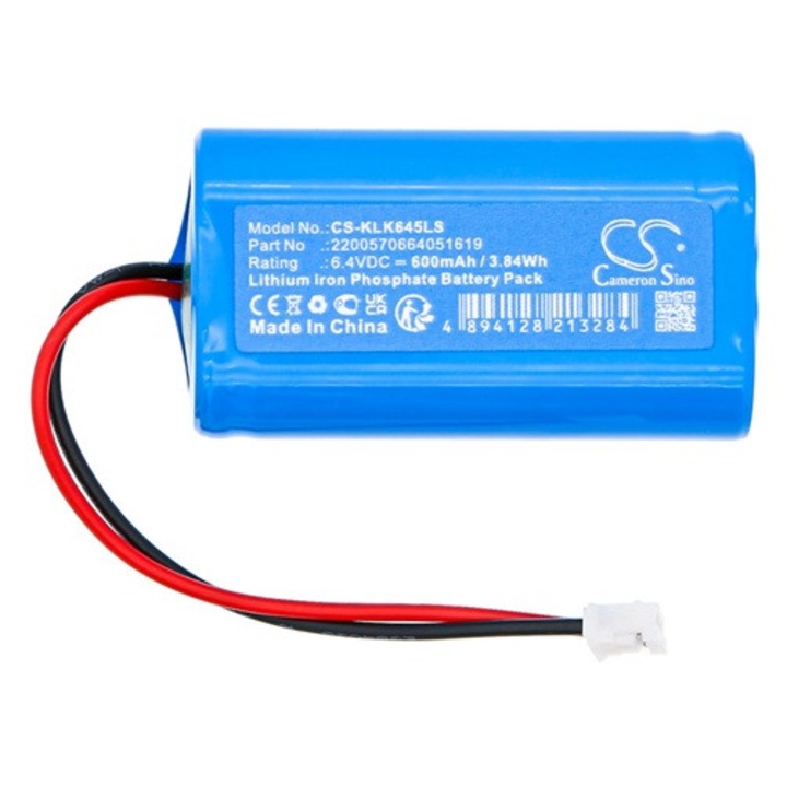 Cameron sino lifepo4 akkumulátor, 6.4v, 600mAh, kompatibilis kanlux 2200570664051619 kék-vel