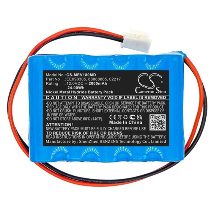 Cameron sino ni-mh akkumulátor, 12.0v, 2000mAh, kompatibilis medela 02217 kompatibilis-vel