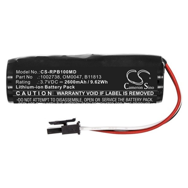 Cameron sino li-ion akkumulátor, 3.7v, 2600mAh, kompatibilis philips 1002738 kompatibilis-vel