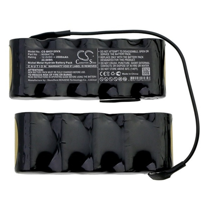Cameron sino ni-mh akkumulátor, 12.0v, 2000mAh, kompatibilis black&decker 90584779 kompatibilis-vel