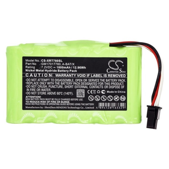 Cameron sino ni-mh akkumulátor, 7.2v, 1800mAh, kompatibilis x-rite a-bat, x kompatibilis-vel