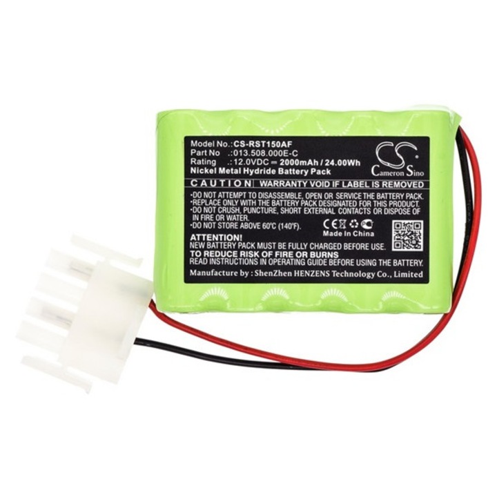 Cameron sino ni-mh akkumulátor, 12.0v, 2000mAh, kompatibilis record 013.508.000e-c kompatibilis-vel