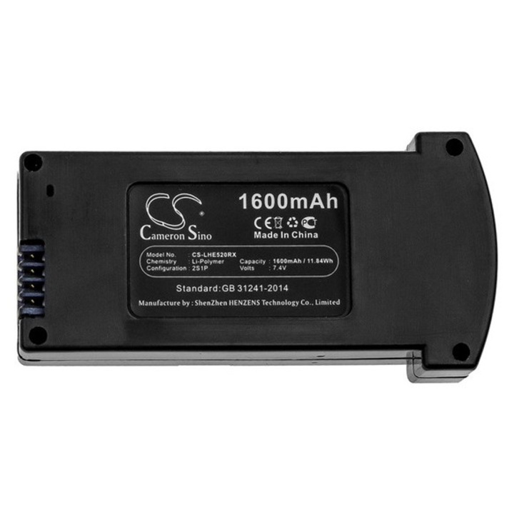 Cameron sino li-polymer akkumulátor, 7.4v, 1600mAh, kompatibilis eachine 2594368 kompatibilis-vel