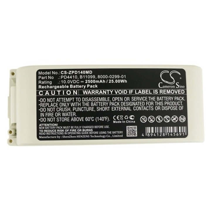 Cameron sino sealed lead acid akkumulátor, 10.0v, 2500mAh, kompatibilis zoll 110087 kompatibilis-vel