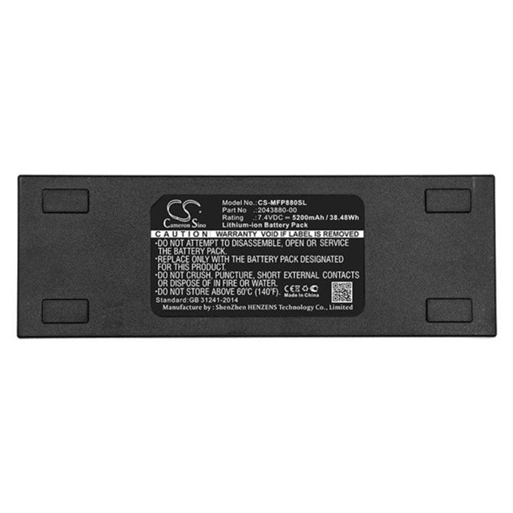 Cameron sino li-ion akkumulátor, 7.4v, 5200mAh, kompatibilis mackie 2043880-00 kompatibilis-vel