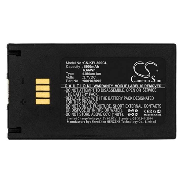 Cameron sino li-ion akkumulátor, 3.7v, 1800mAh, kompatibilis konftel 900102095 kompatibilis-vel