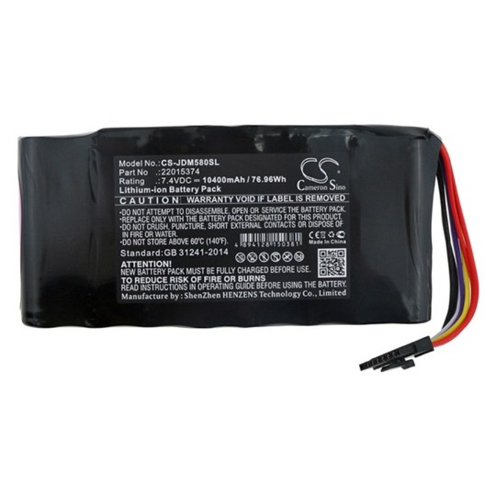Cameron sino li-ion akkumulátor, 7.4v, 10400mAh, kompatibilis jdsu 22015374 kompatibilis-vel