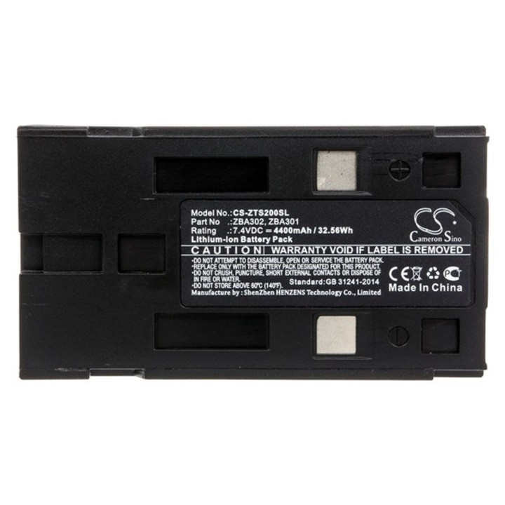 Cameron sino li-ion akkumulátor, 7.4v, 4400mAh, kompatibilis geomax zba301 kompatibilis-vel