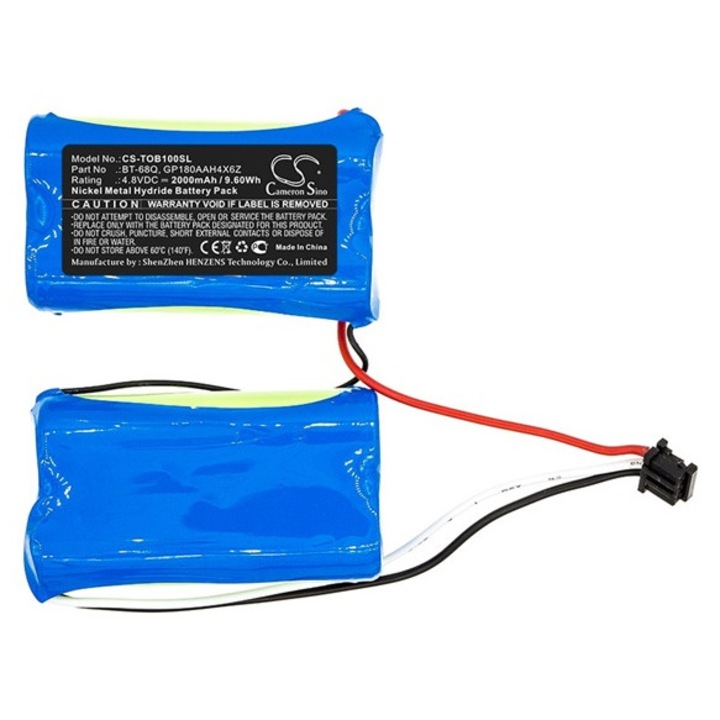 Cameron sino ni-mh akkumulátor, 4.8v, 2000mAh, kompatibilis topcon bt-68q kompatibilis-vel