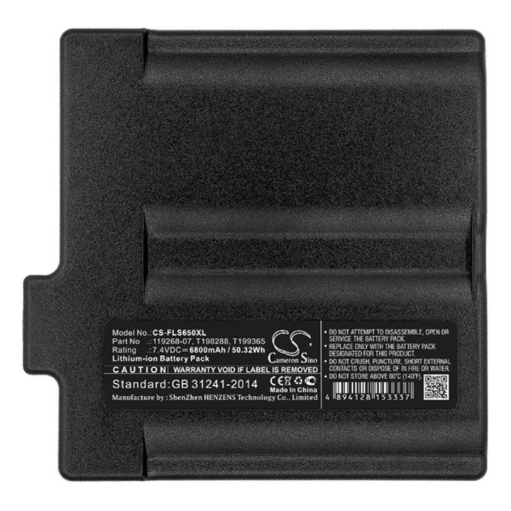 Cameron sino li-ion akkumulátor, 7.4v, 6800mAh, kompatibilis flir 119268-07 kompatibilis-vel