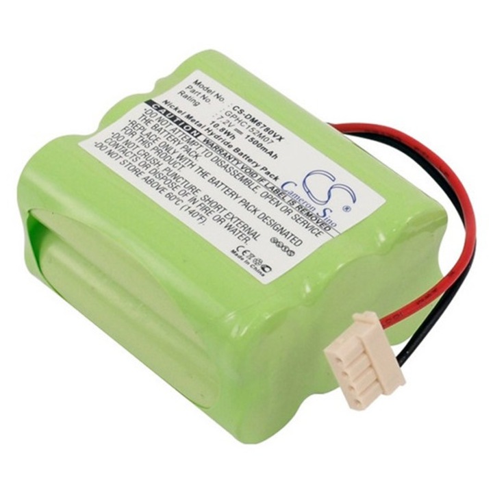 Cameron sino ni-mh akkumulátor, 7.2v, 1500mAh, kompatibilis dirt devil gphc152m07 kompatibilis-vel