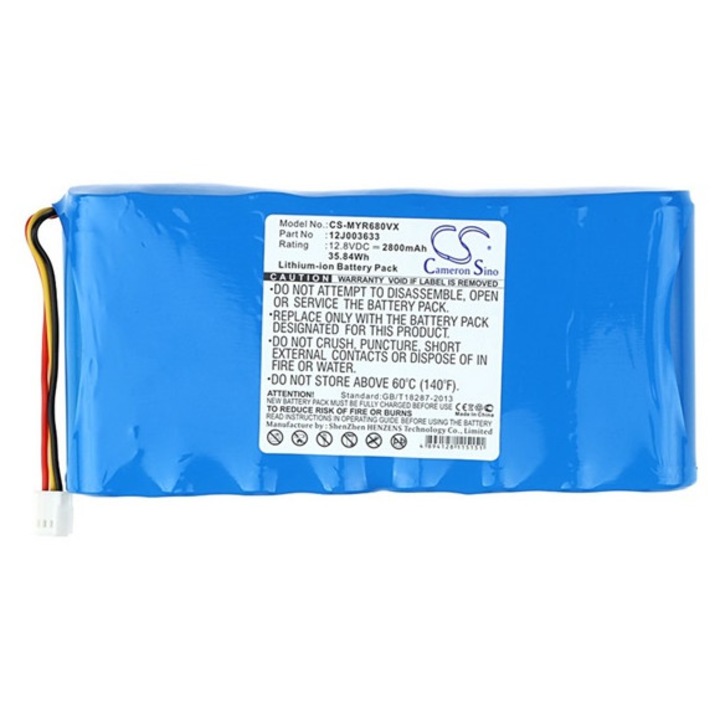 Cameron sino li-ion akkumulátor, 12.8v, 2800mAh, kompatibilis moneual 12j003633 kompatibilis-vel