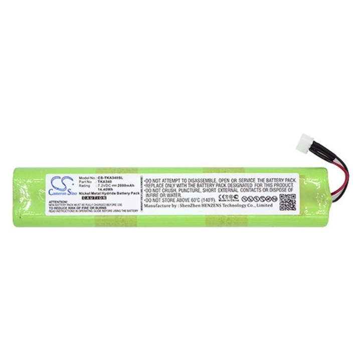 Cameron sino ni-mh akkumulátor, 7.2v, 2000mAh, kompatibilis tdk eu-bt00003000-b kompatibilis-vel