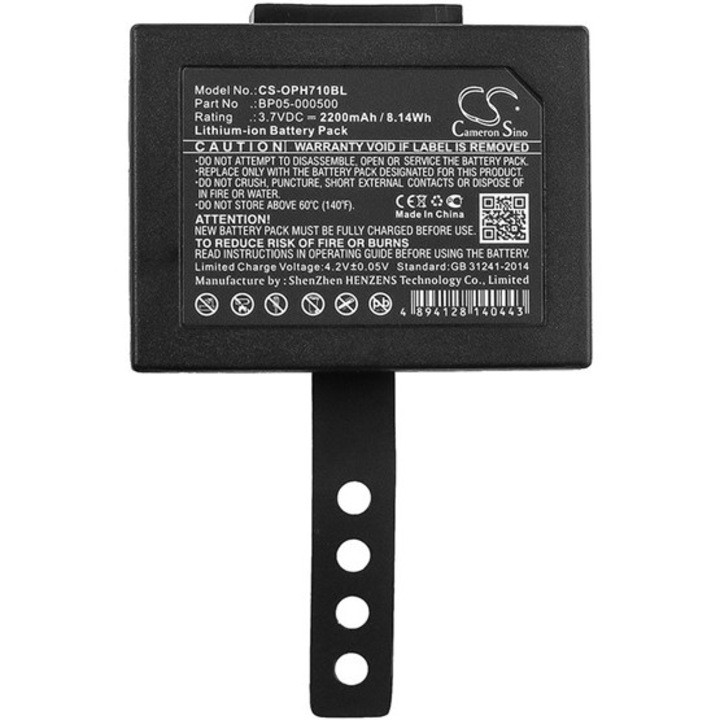 Cameron sino li-ion akkumulátor, 3.7v, 2200mAh, kompatibilis opticon 02-phl7-11470 kompatibilis-vel