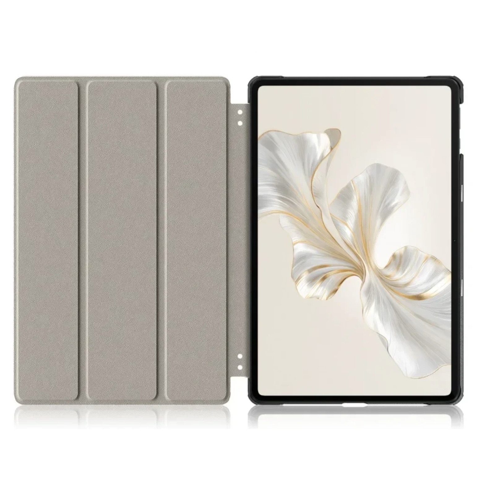 Husa flip, Honor, Pad 9, 12.1 inch, functie stand, inchidere magnetica, material: piele ecologica + plastic, culoare: negru, dedicata pentru Honor Pad 9 si Pad 9 Pro 12.1"