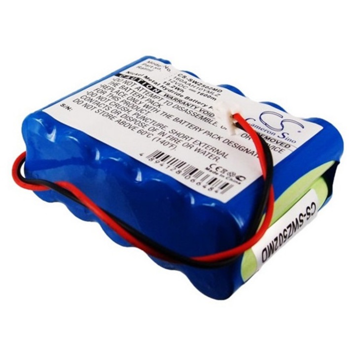 Cameron sino ni-mh akkumulátor, 12.0v, 1600mAh, kompatibilis smiths 10n-700aac kompatibilis-vel