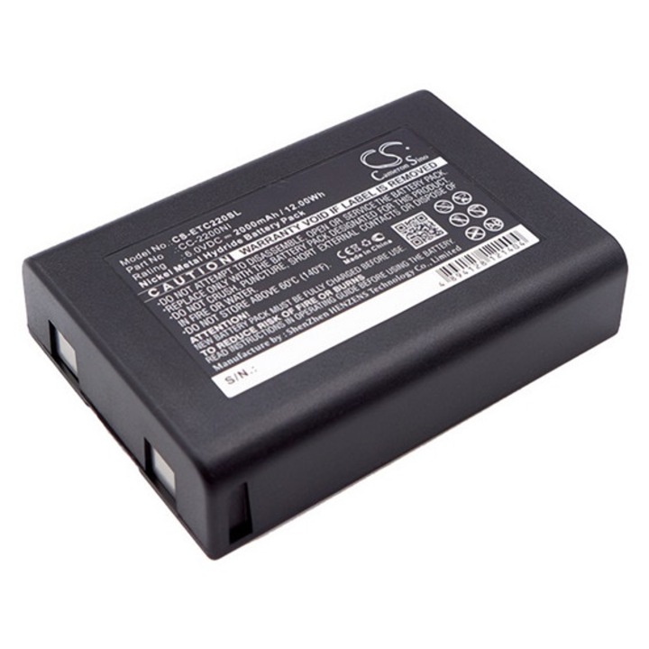 Cameron sino ni-mh akkumulátor, 6v, 2000mAh, kompatibilis eartec cc-2200ni kompatibilis-vel