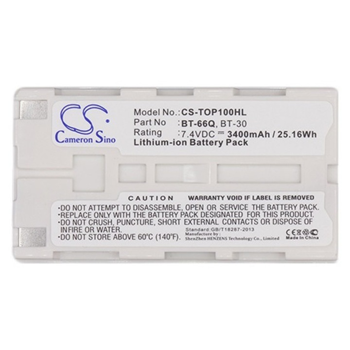 Cameron sino li-ion akkumulátor, 7.4v, 3400mAh, kompatibilis hioki z1007 kompatibilis-vel