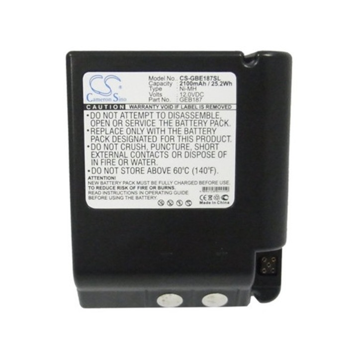 Cameron sino ni-mh akkumulátor, 12.0v, 2100mAh, kompatibilis leica geb187 kompatibilis-vel