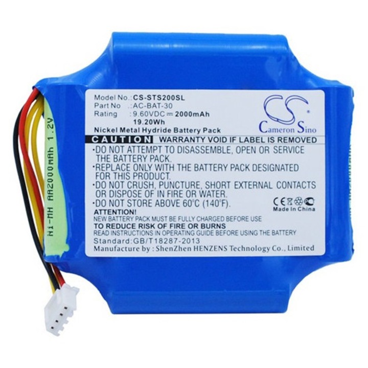 Cameron sino ni-mh akkumulátor, 9.6v, 2000mAh, kompatibilis shinewaytech ac-bat-30 kompatibilis-vel
