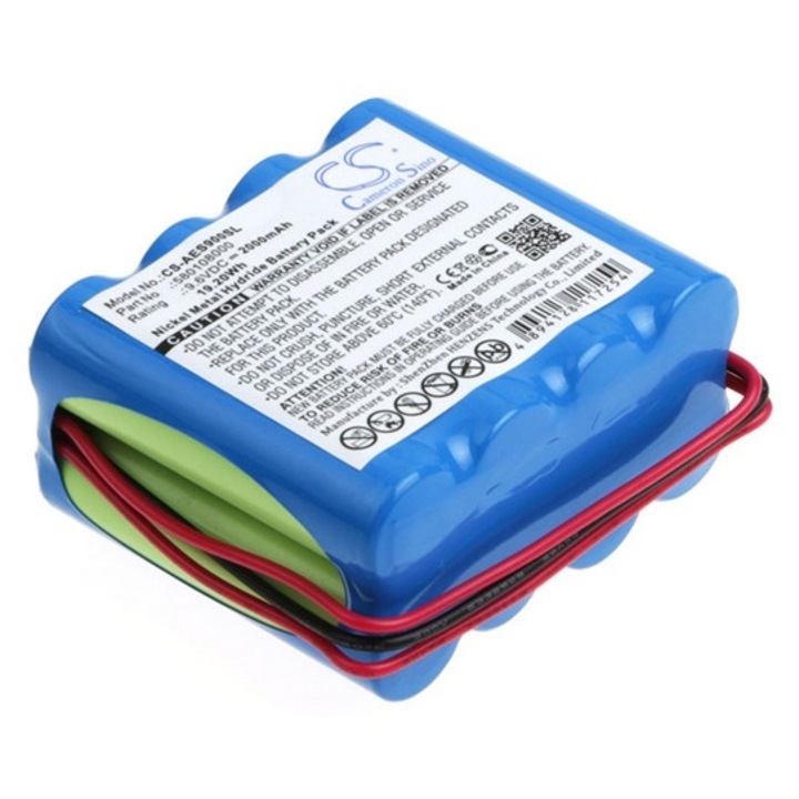 Cameron sino ni-mh akkumulátor, 9.6v, 2000mAh, kompatibilis acroprint 580108000 kompatibilis-vel