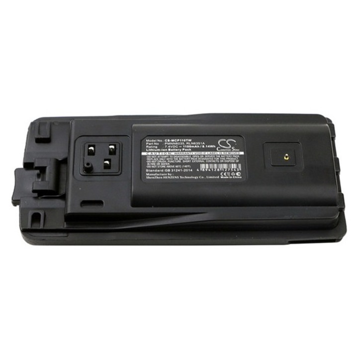 Cameron sino li-ion akkumulátor, 7.4v, 1100mAh, kompatibilis motorola pmnn6035 kompatibilis-vel