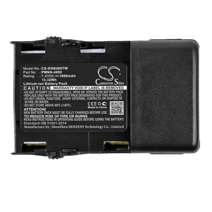 Cameron sino li-ion akkumulátor, 7.4v, 1800mAh, kompatibilis motorola pmnn4000 kompatibilis-vel