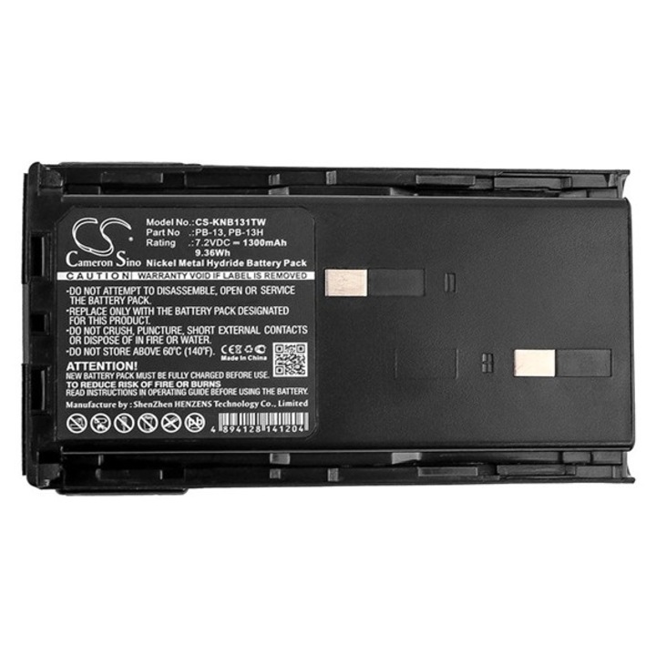 Cameron sino ni-mh akkumulátor, 7.2v, 1300mAh, kompatibilis kenwood pb-13 kompatibilis-vel