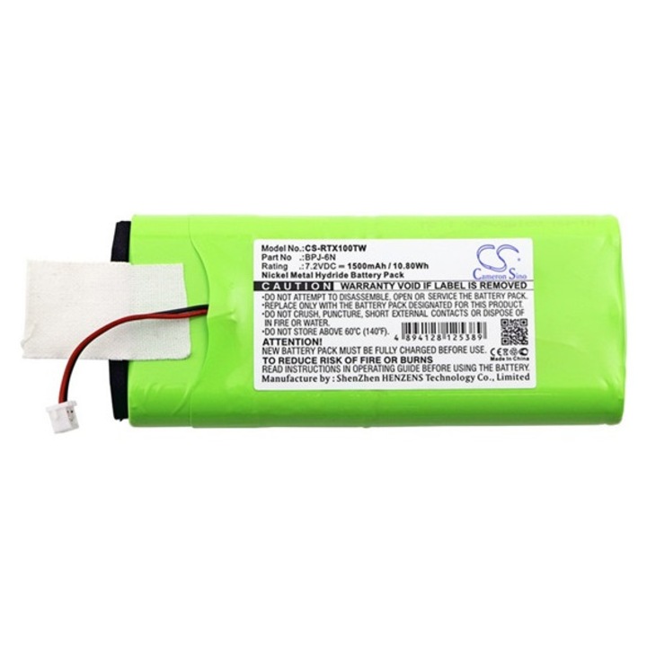 Cameron sino ni-mh akkumulátor, 7.2v, 1500mAh, kompatibilis ritron bpj-6n kompatibilis-vel