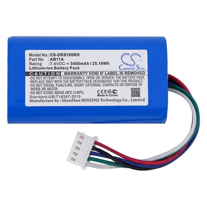 Cameron sino li-ion akkumulátor, 7.4v, 3400mAh, kompatibilis 3dr ab11a kompatibilis-vel