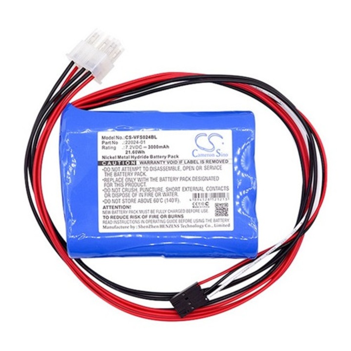 Cameron sino ni-mh akkumulátor, 7.2v, 3000mAh, kompatibilis verifone 22024-01 kompatibilis-vel
