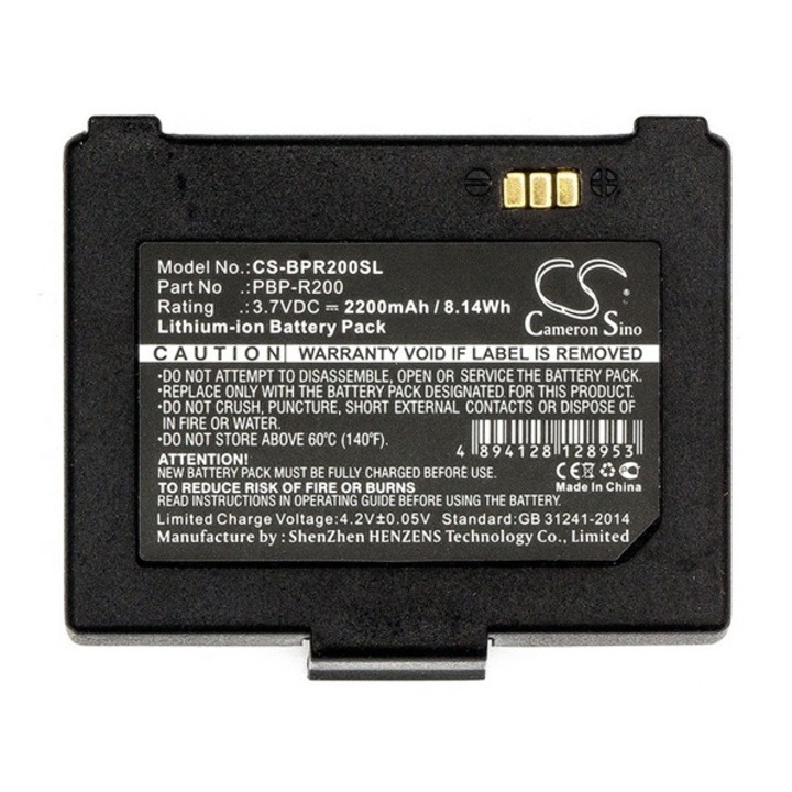 Cameron sino li-ion akkumulátor, 3.7v, 2200mAh, kompatibilis bixolon k409-00007a kompatibilis-vel