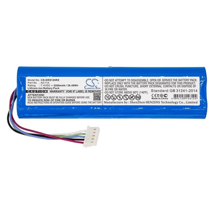 Cameron sino li-ion akkumulátor, 7.4v, 5200mAh, kompatibilis 3dr ac11a kompatibilis-vel