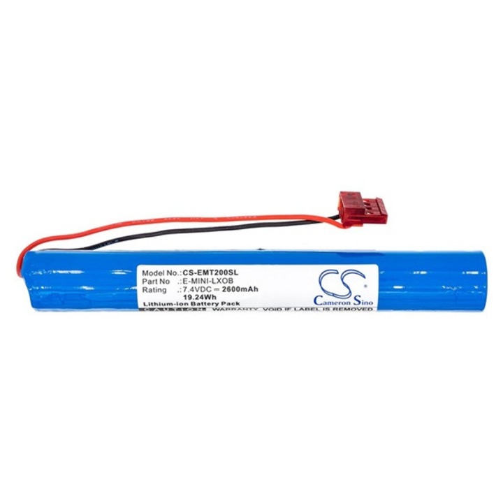 Cameron sino li-ion akkumulátor, 7.4v, 2600mAh, kompatibilis environment e-mini-lxob kompatibilis-vel