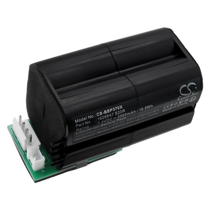 Cameron sino li-ion akkumulátor, 7.4v, 2500mAh, kompatibilis bissell 1626647s20r -vel