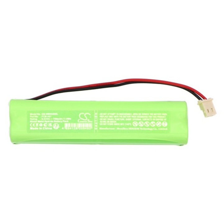 Cameron sino ni-mh akkumulátor, 9.6v, 750mAh, kompatibilis kern fcb-a01 zöld-vel