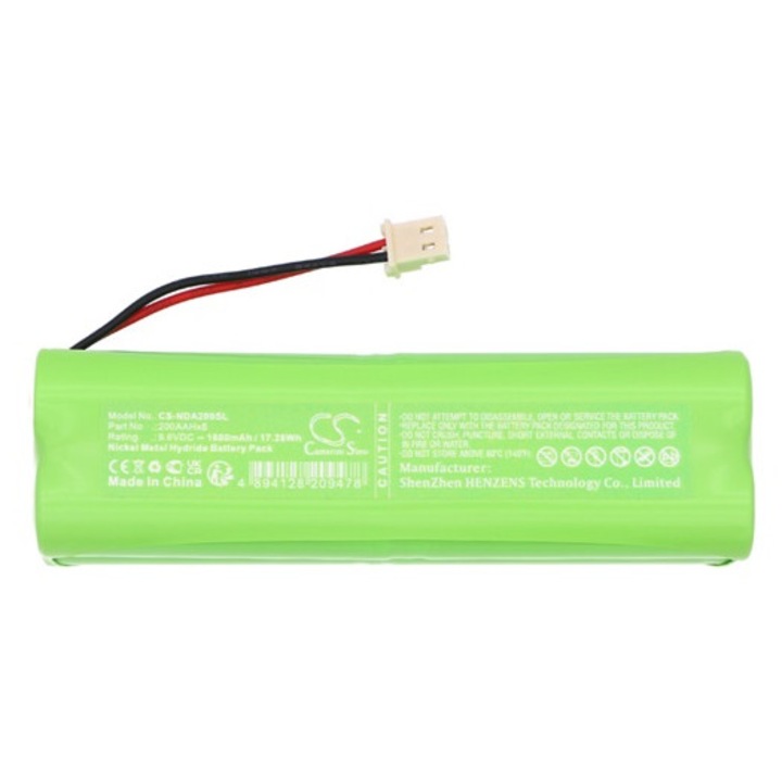 Cameron sino ni-mh akkumulátor, 9.6v, 1800mAh, kompatibilis intern 200aahx8 zöld-vel